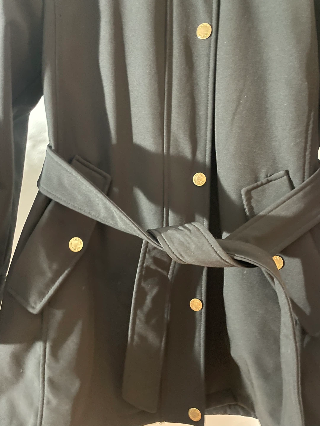 Tommy Hilfiger Black Belted Rain Jacket - photo 2