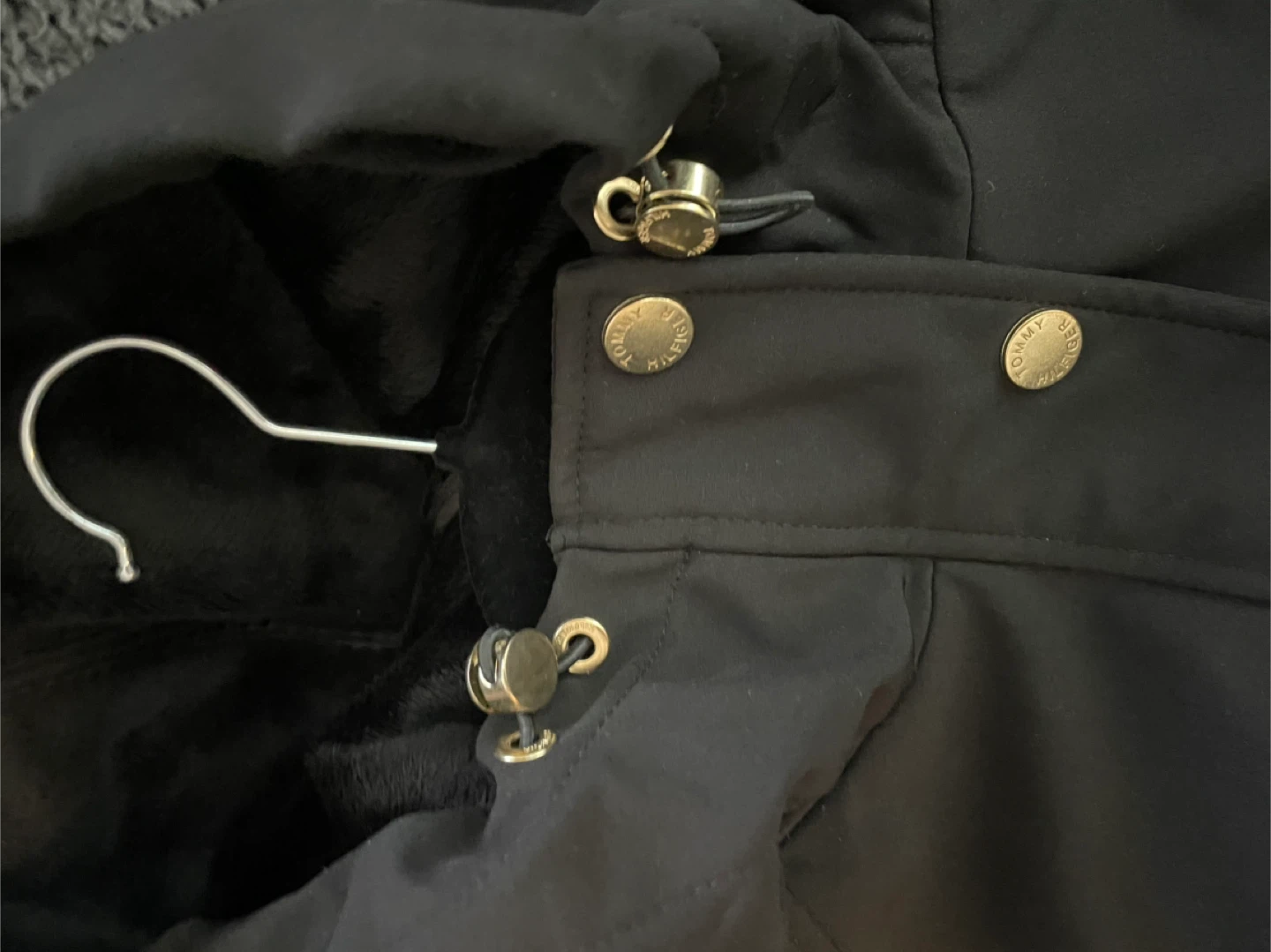 Tommy Hilfiger Black Belted Rain Jacket - photo 5
