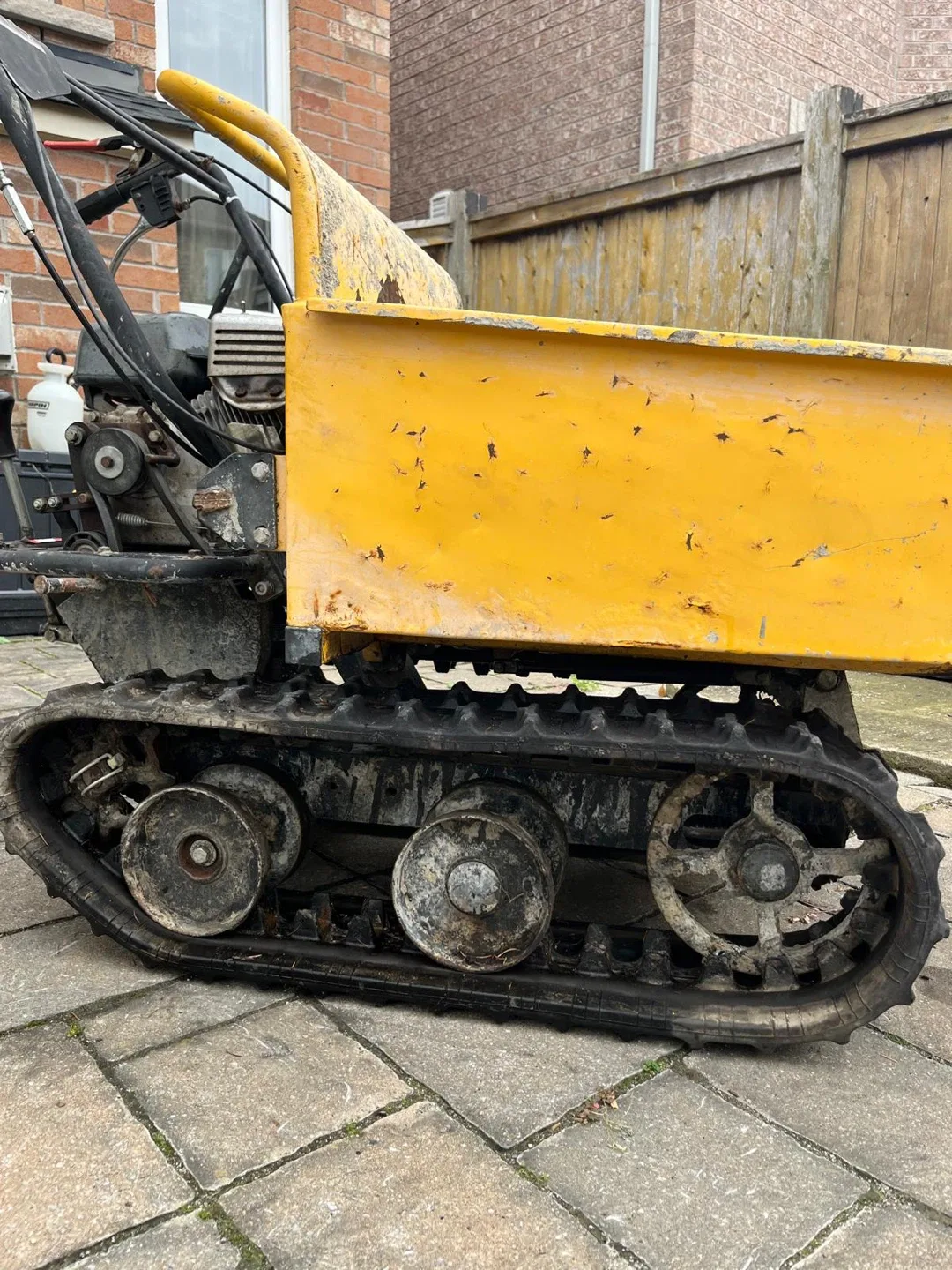 Kohler gas wheelbarrow/ concrete buggy $1200 FIRM image indicator(2)