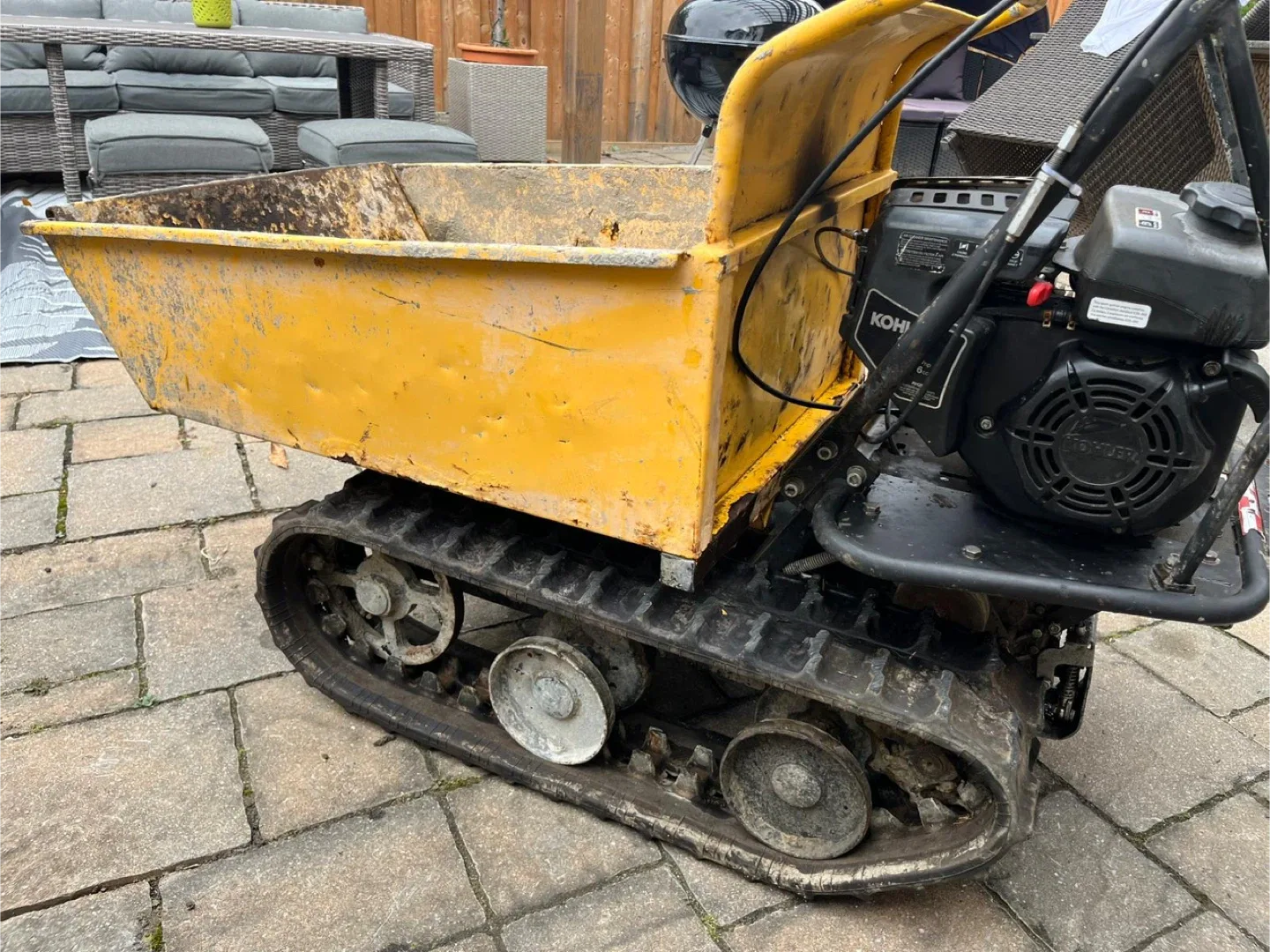 Kohler gas wheelbarrow/ concrete buggy $1200 FIRM thumbnail