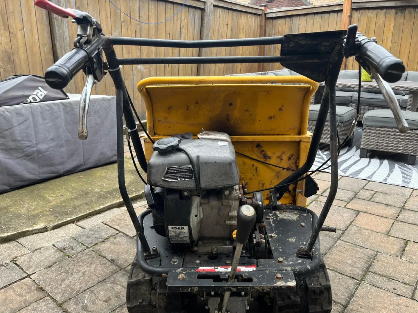 Kohler gas wheelbarrow/ concrete buggy $1200 FIRM image indicator(4)