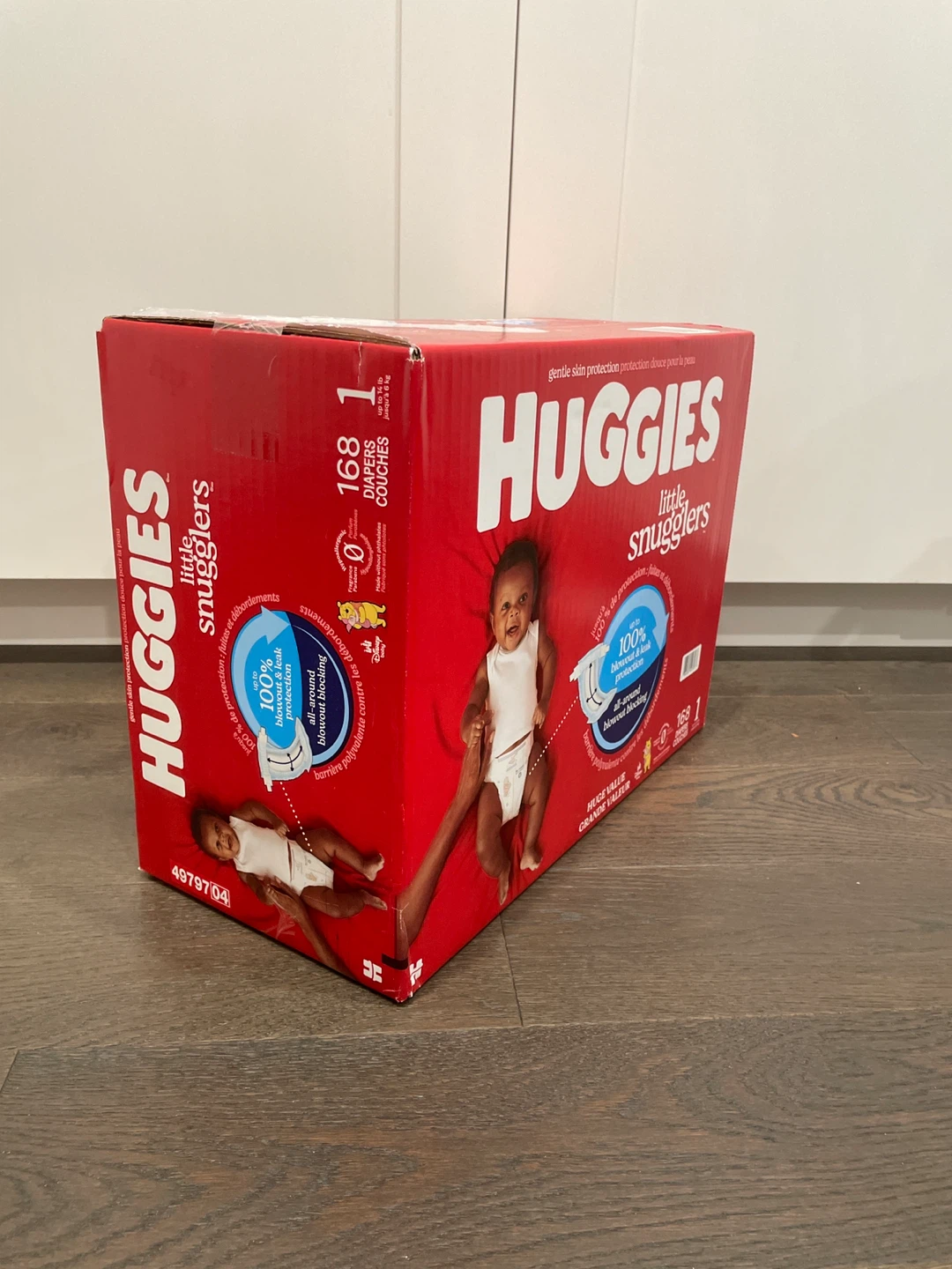 Huggies Little Snugglers Diapers - Size 1 (168 count) - photo 3