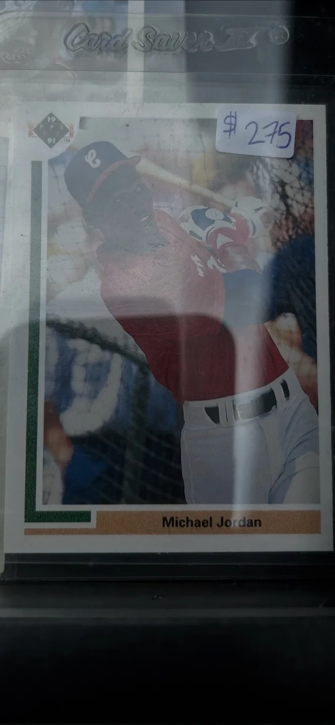 Michael Jordan 1991 Upper Deck Baseball Card thumbnail