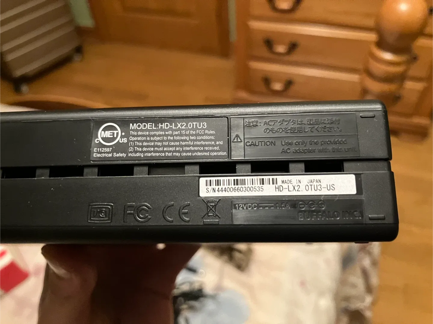 Buffalo 2.0 TB External Hard Drive HD-LX2.0TU3 image indicator(5)