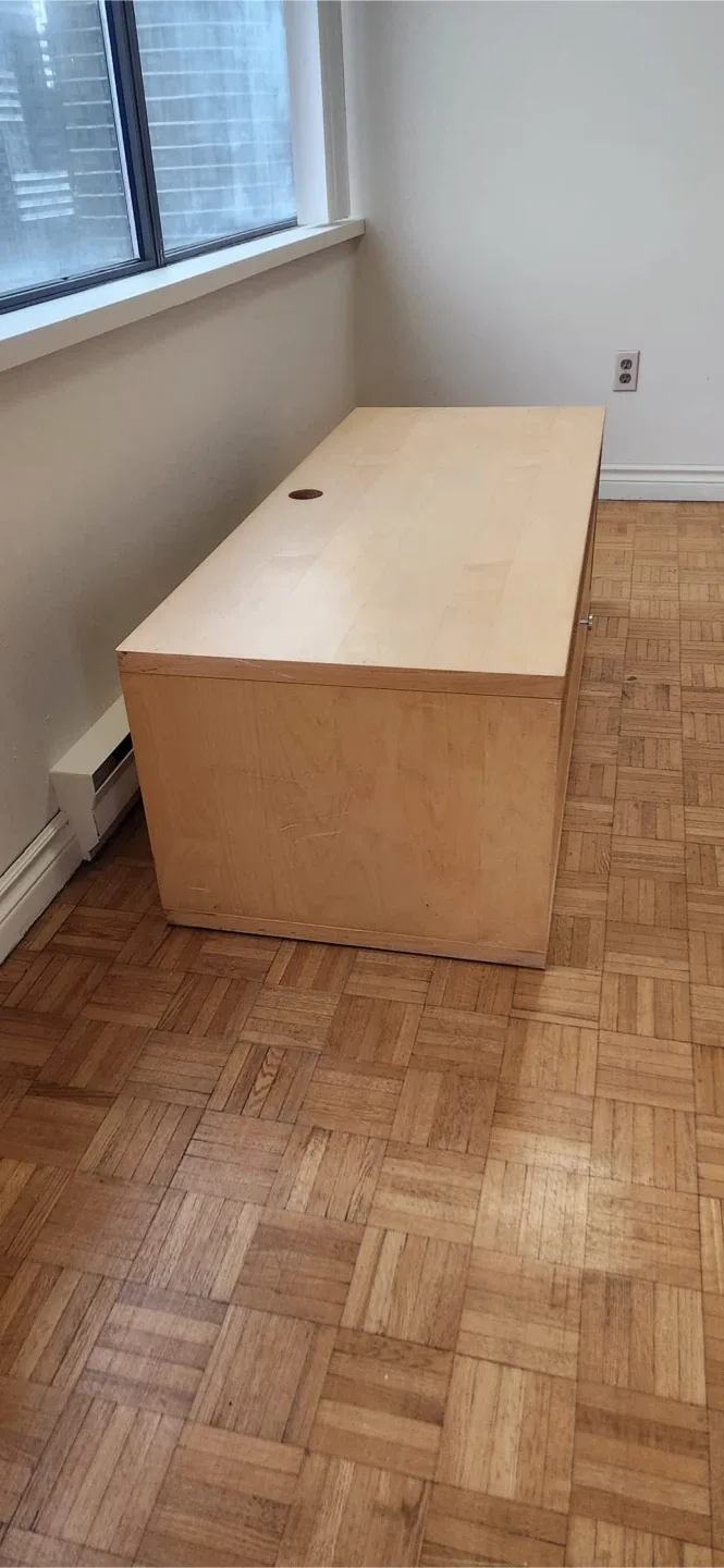 IKEA Bonde TV Stand - Light Wood image indicator(4)