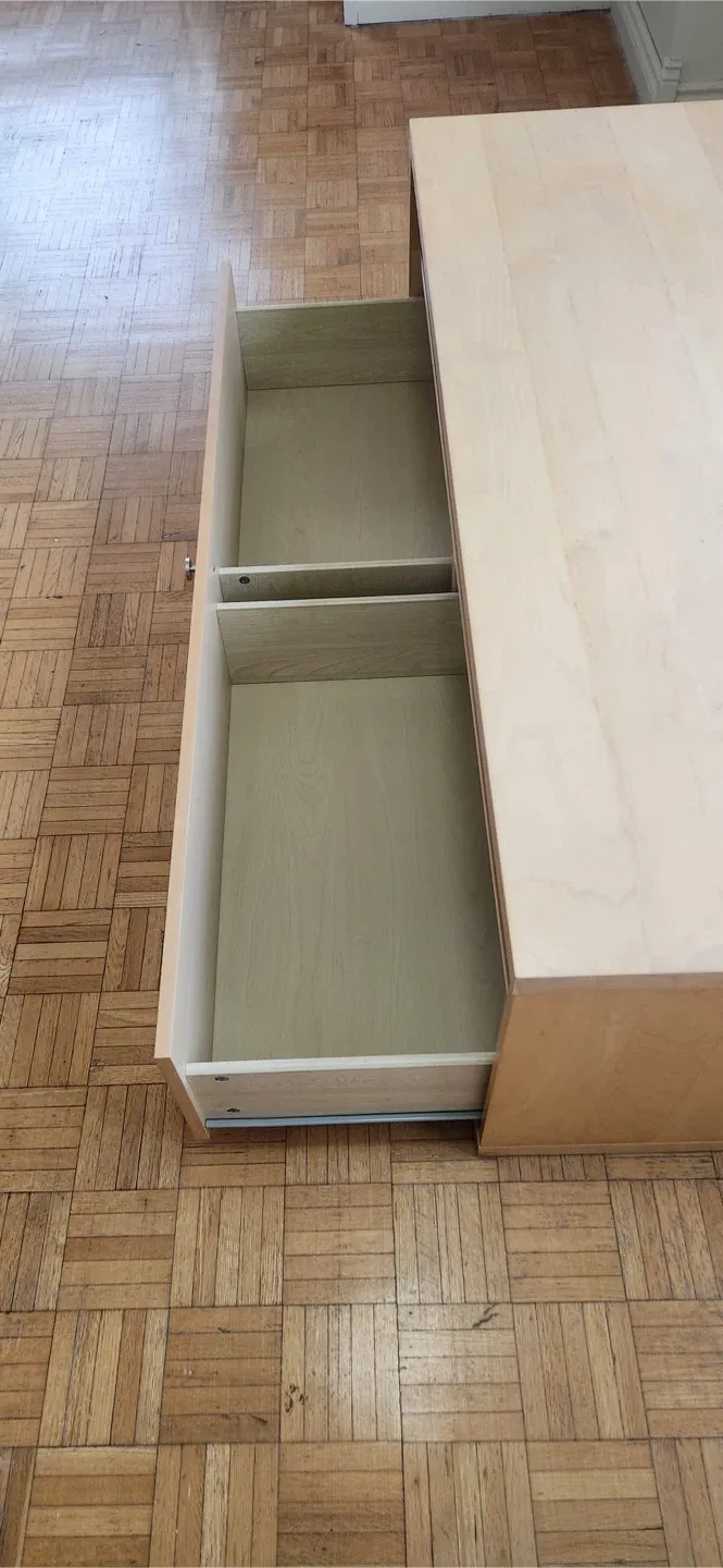 IKEA Bonde TV Stand - Light Wood image indicator(5)