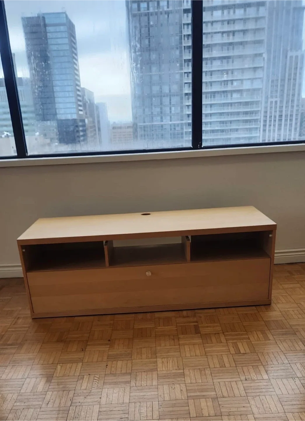 IKEA Bonde TV Stand - Light Wood thumbnail