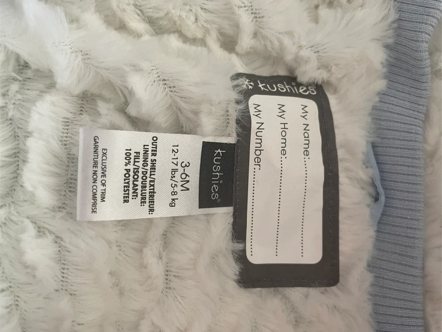 Kushies Baby Snowsuit - 3-6 Months - Like New image indicator(3)