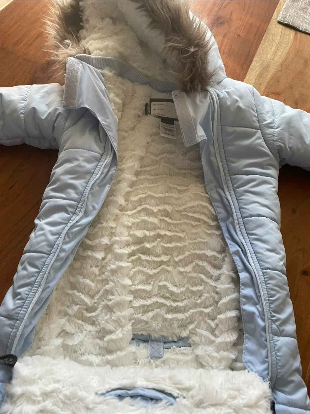 Kushies Baby Snowsuit - 3-6 Months - Like New image indicator(5)