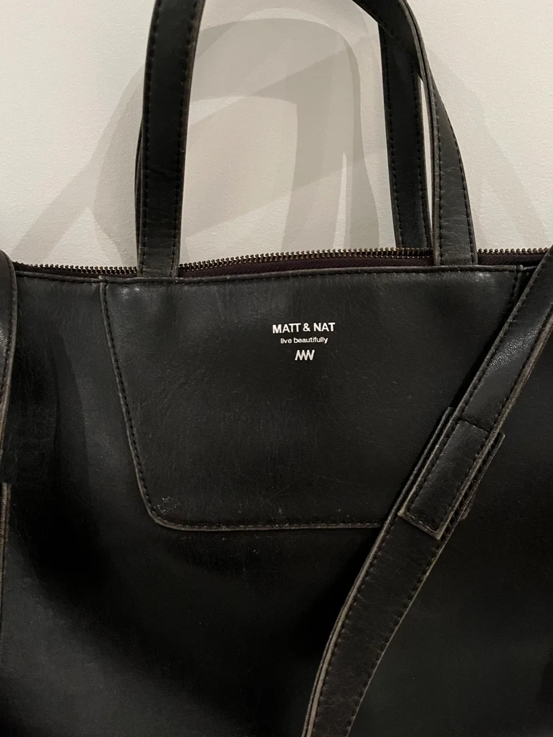 Matt & Nat Black Tote Bag image indicator(2)