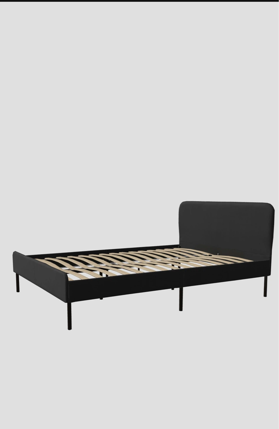 Queen Size Bed Frame - Grey - photo 3