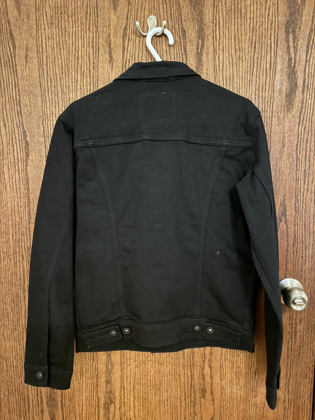 Levi's Black Trucker Jacket - Size S image indicator(2)