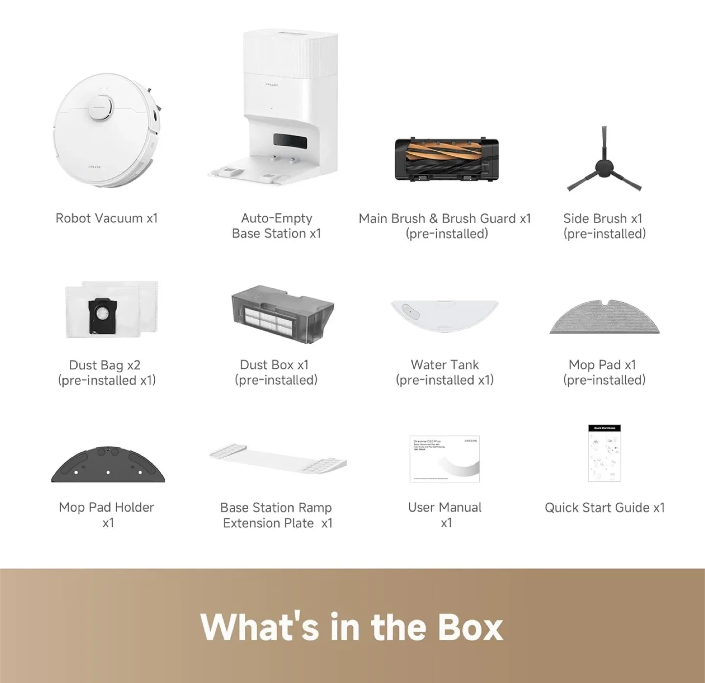 DREAME D20 Plus Robot Vacuum and Mop (CHECK LISTING) image indicator(2)