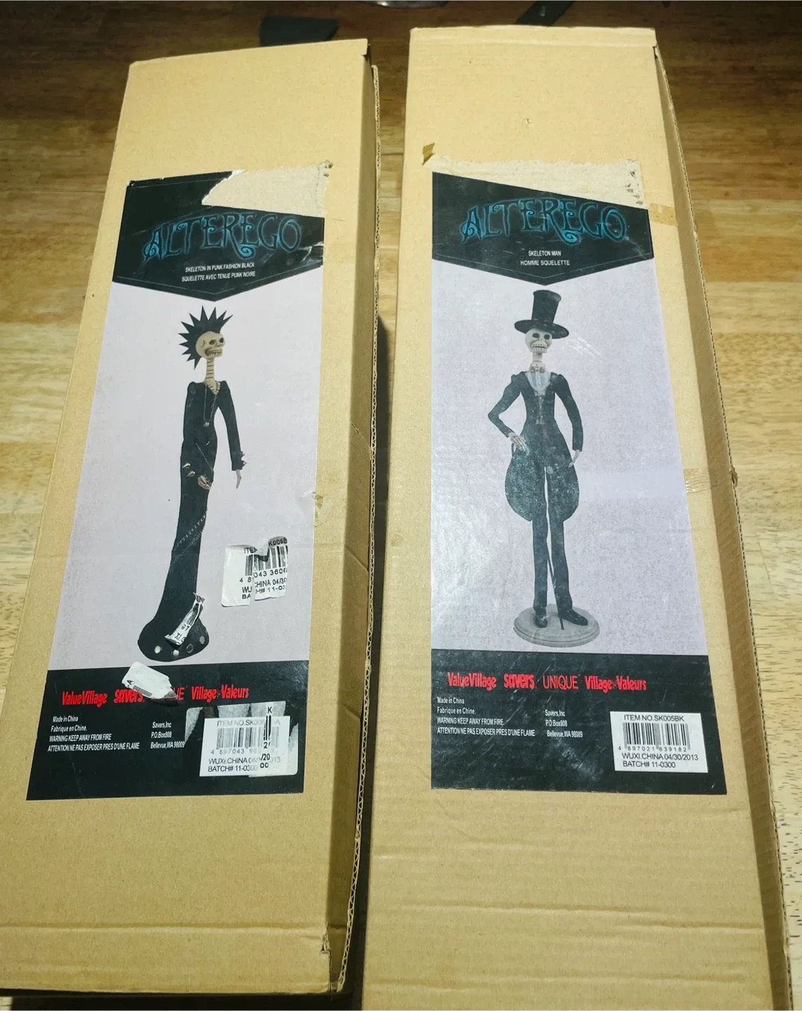 Bride and Groom AlterEgo Skeleton Dolls - Punk Fashion "🧡" image indicator(3)