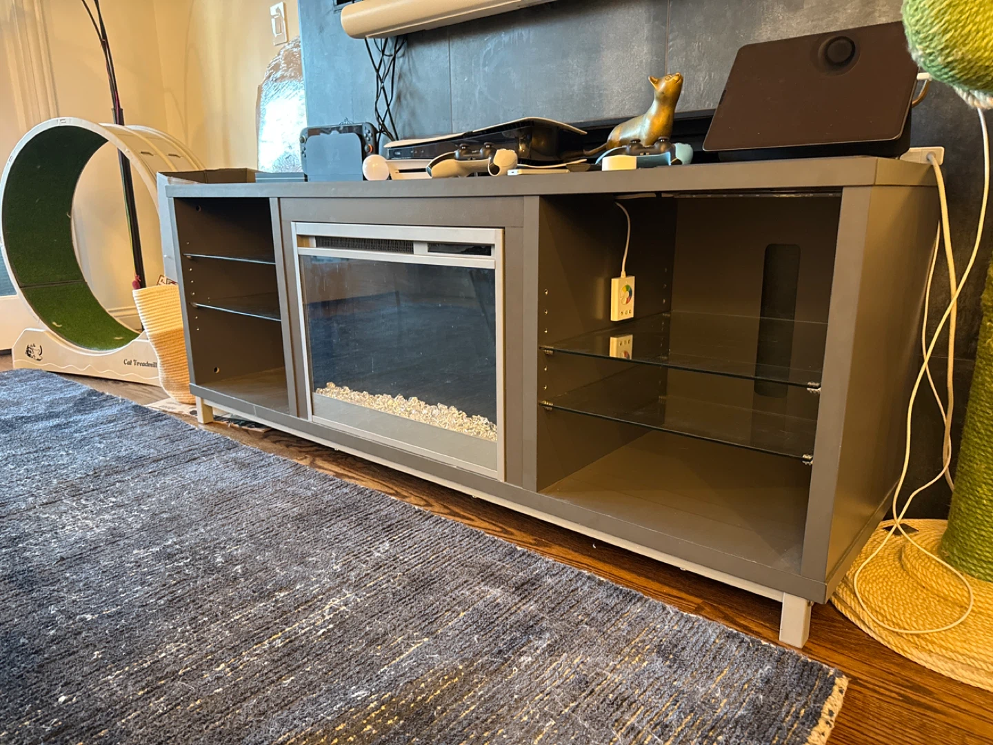 TV Stand with Electric Fireplace - photo 2