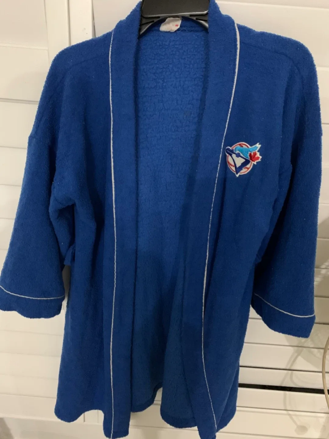 Blue jays bath rope good condition sale $30size12-14yr