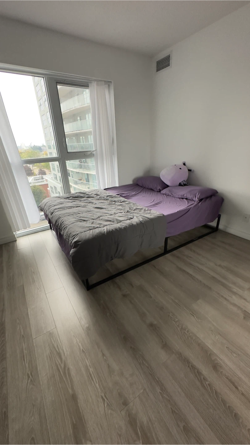 Queen bed frame - metal
