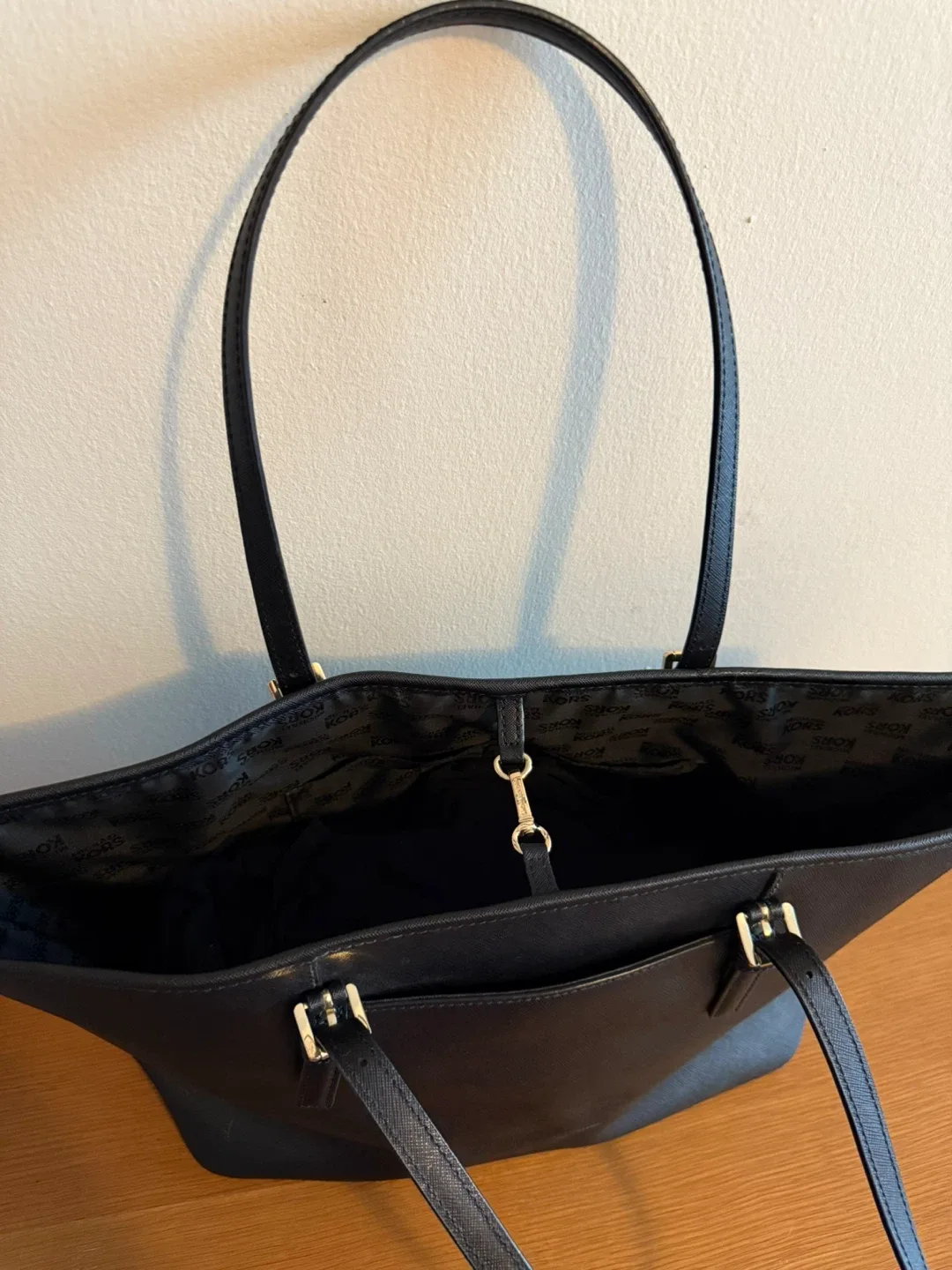 Michael Kors Black Tote Bag image indicator(4)