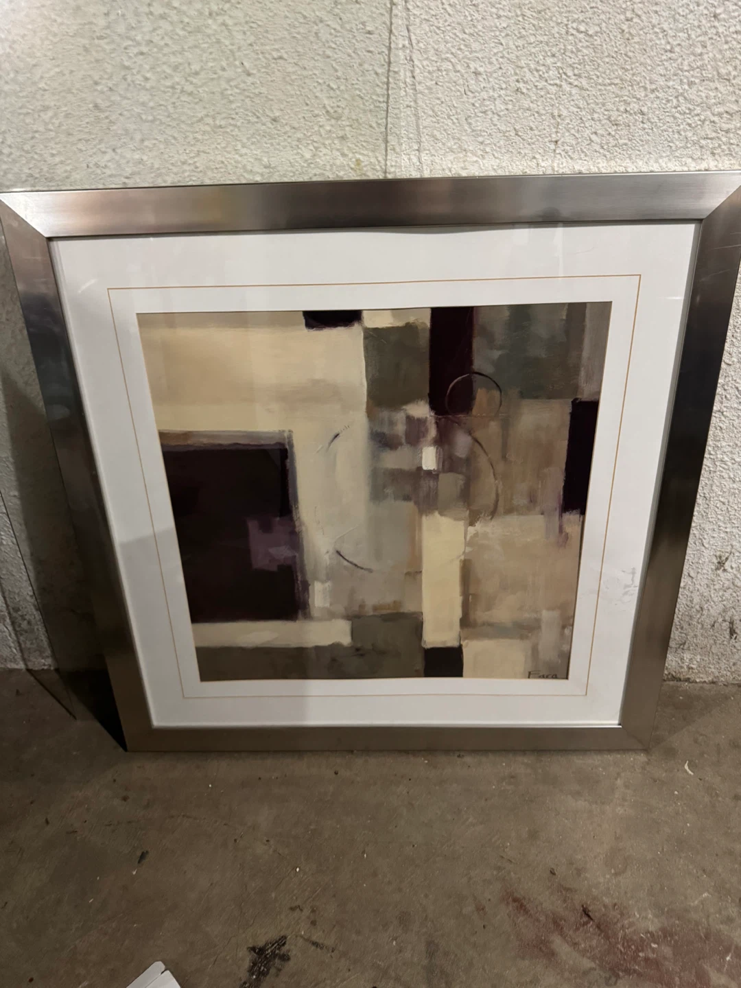 Framed Abstract Art Print - photo 2