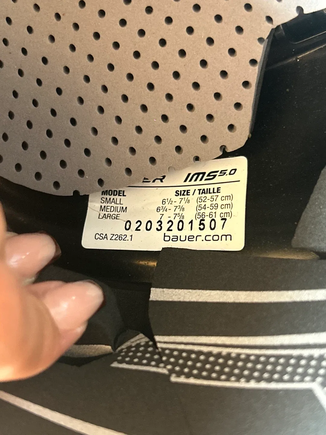 Bauer IMS 5.0 Hockey Helmet - Size Medium image indicator(5)