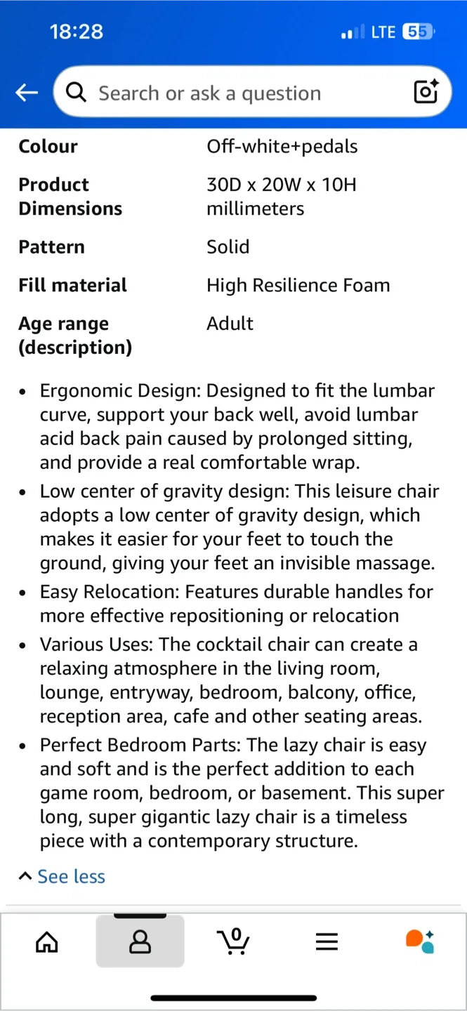 Bean Bag Sofa Chair Floor Chair image indicator(3)