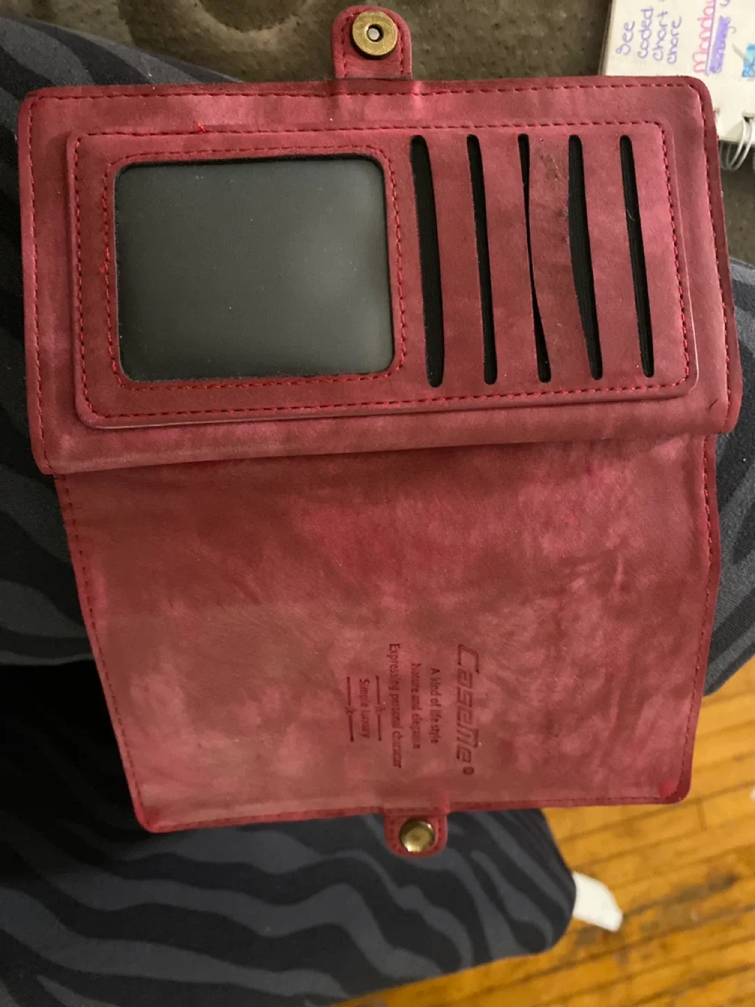 Roseme Wallet - Burgundy image indicator(2)