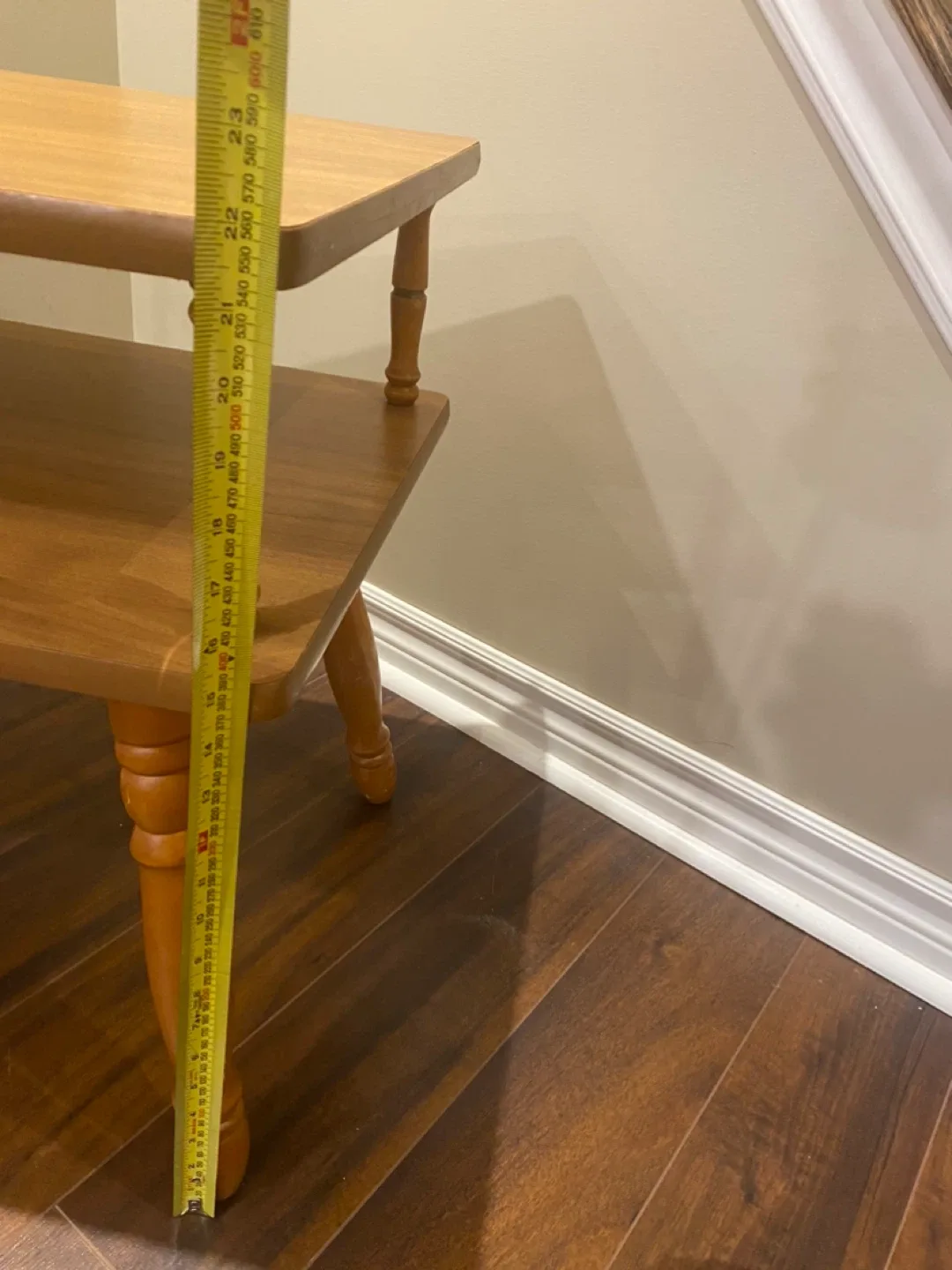 Wooden Side Table with Shelf image indicator(4)