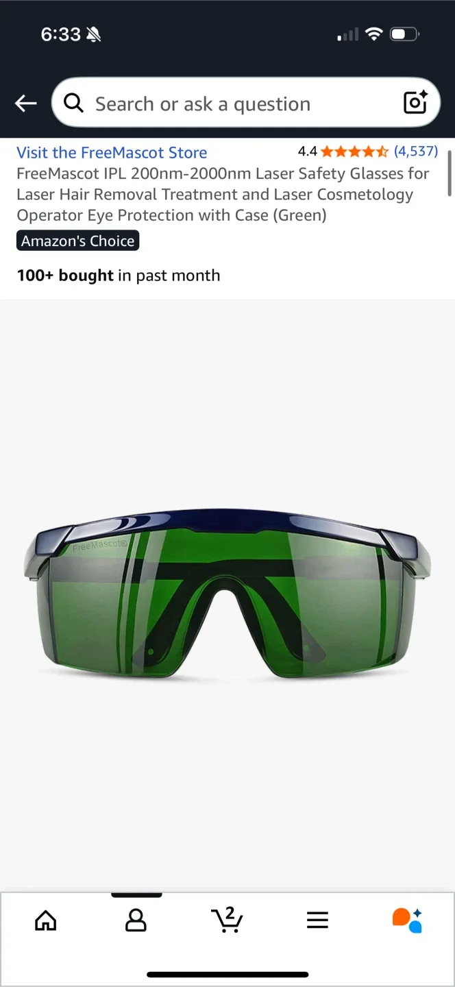 IPL Laser Safety Glasses with Case image indicator(4)