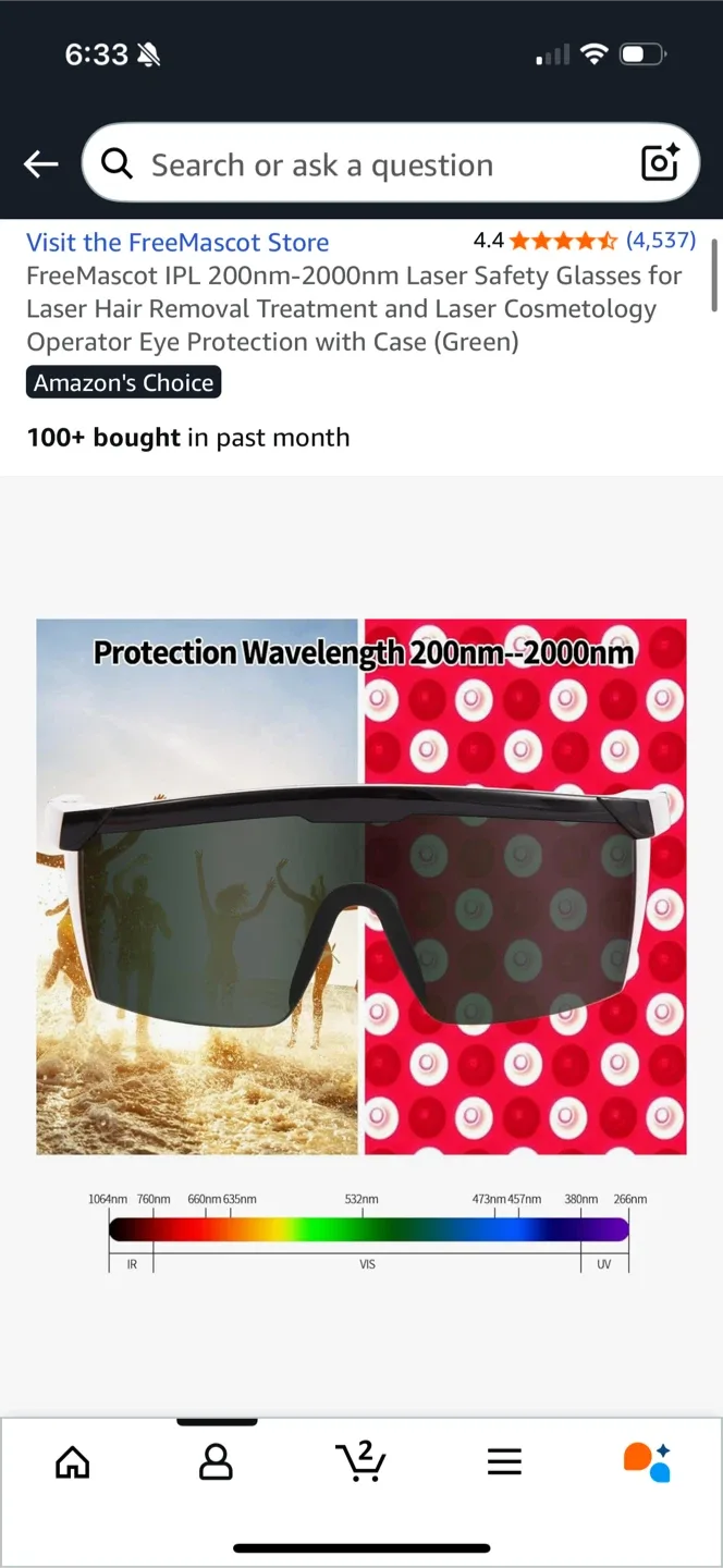 IPL Laser Safety Glasses with Case image indicator(5)