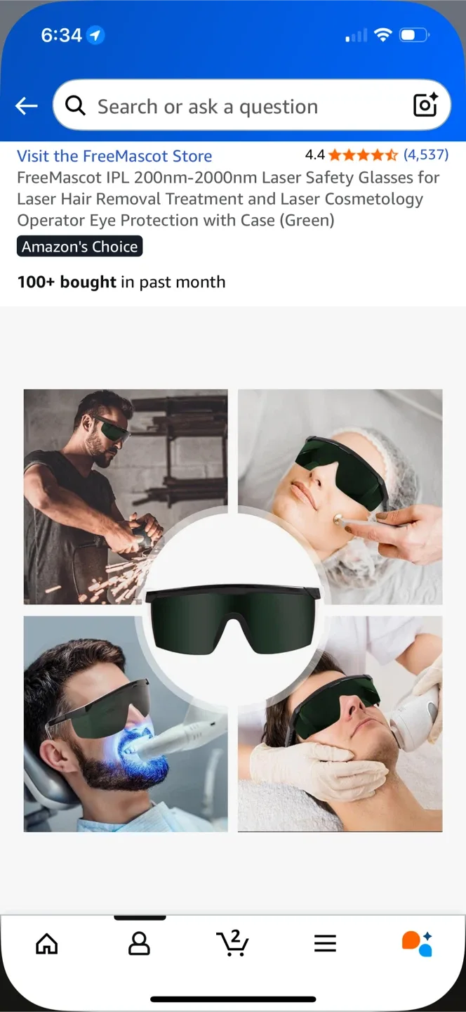 IPL Laser Safety Glasses with Case image indicator(9)