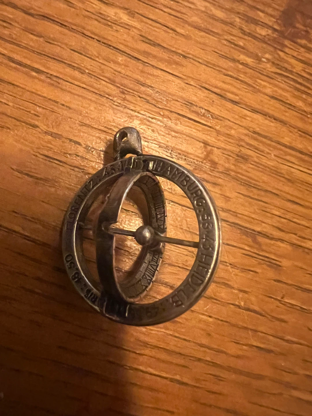 Vintage Armillary Sphere Pendant - photo 2
