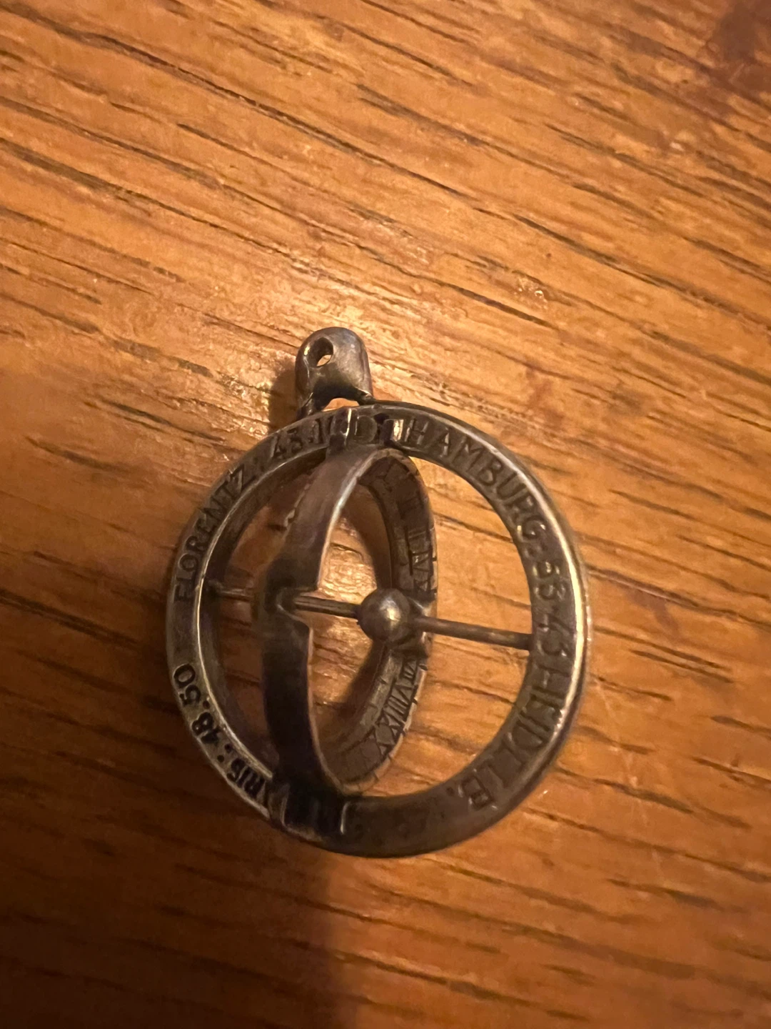 Vintage Armillary Sphere Pendant - photo 3