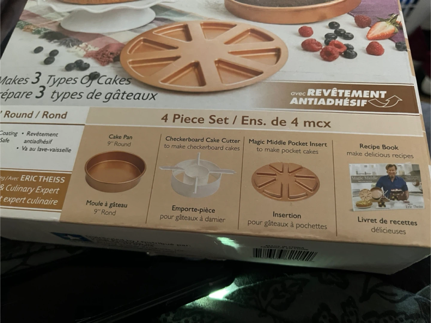 Copper Chef Perfect Cake Pan 4-Piece Set - photo 3