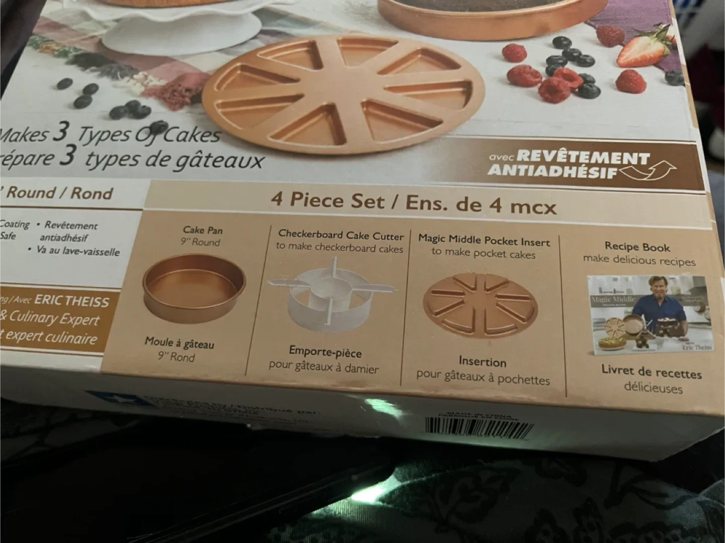 Copper Chef Perfect Cake Pan 4-Piece Set image indicator(3)