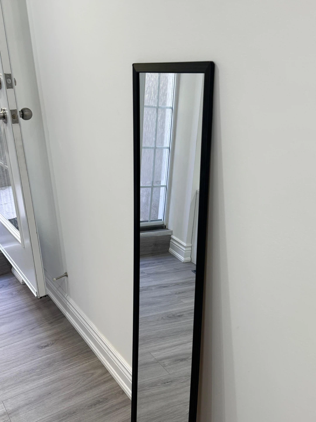 Full Length Black Framed Mirror