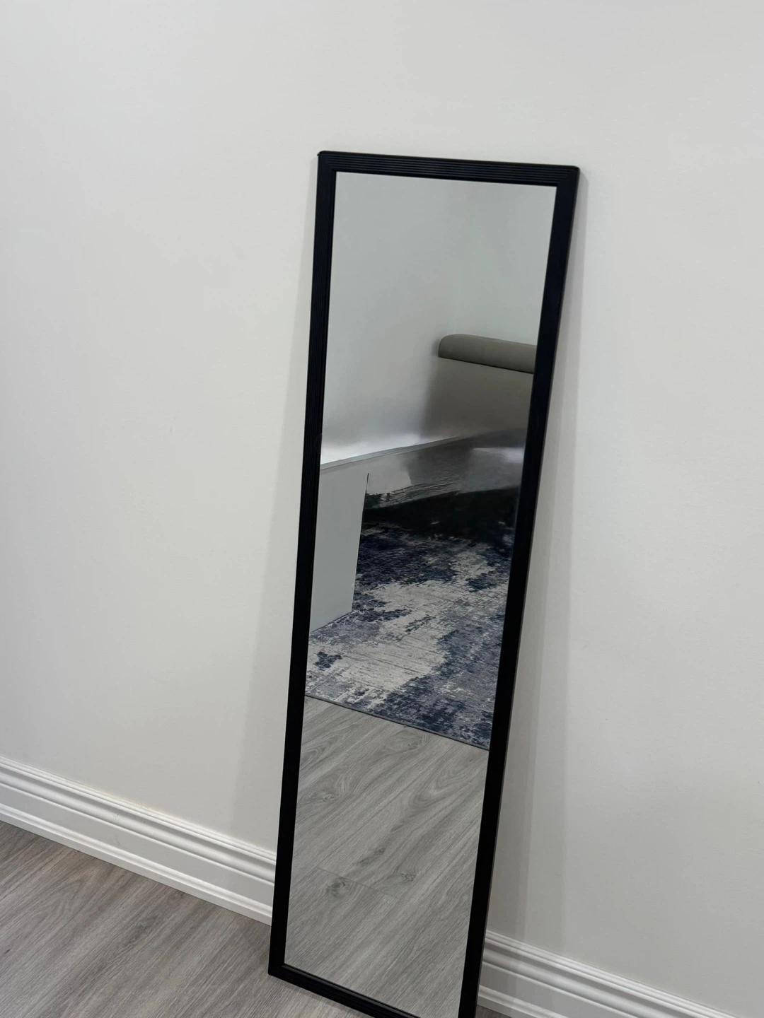 Full Length Black Framed Mirror - photo 2
