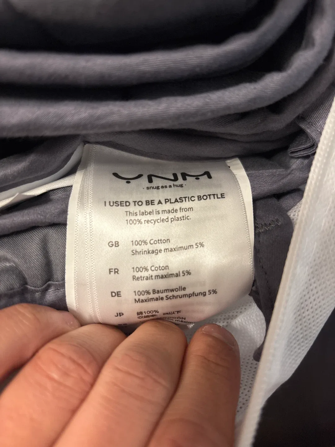 YnM Weighted Blanket 60x80 Gray - Open Box New! Never Used! image indicator(3)