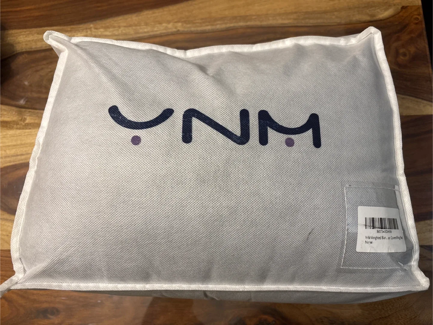 YnM Weighted Blanket 60x80 Gray - Open Box New! Never Used!
