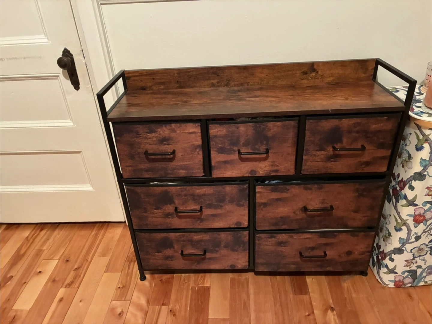 Songmics Fabric Dresser Storage Tower 7 Drawers