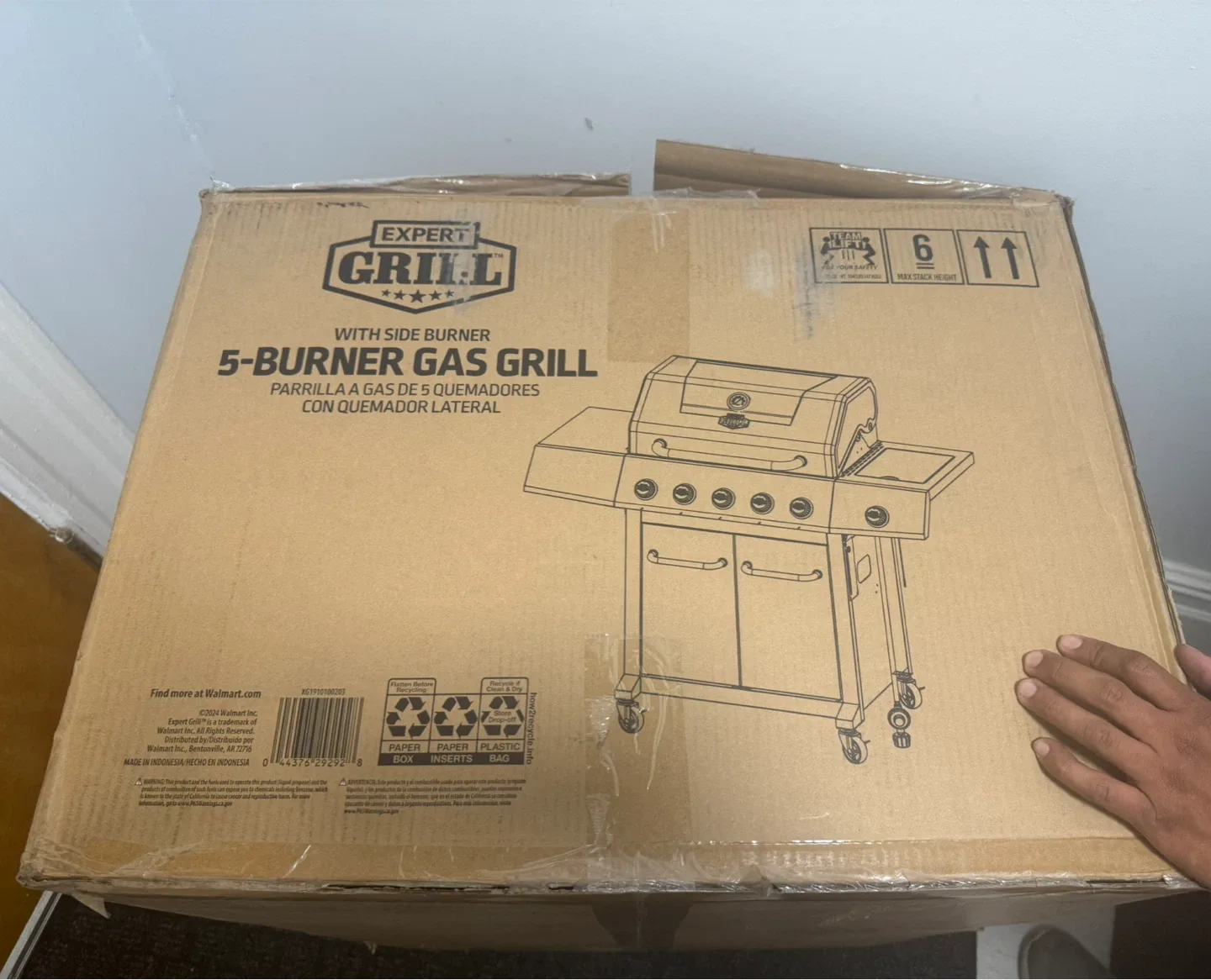 Brand New Expert Grill 5-Burner Gas Grill with Side Burner image indicator(3)