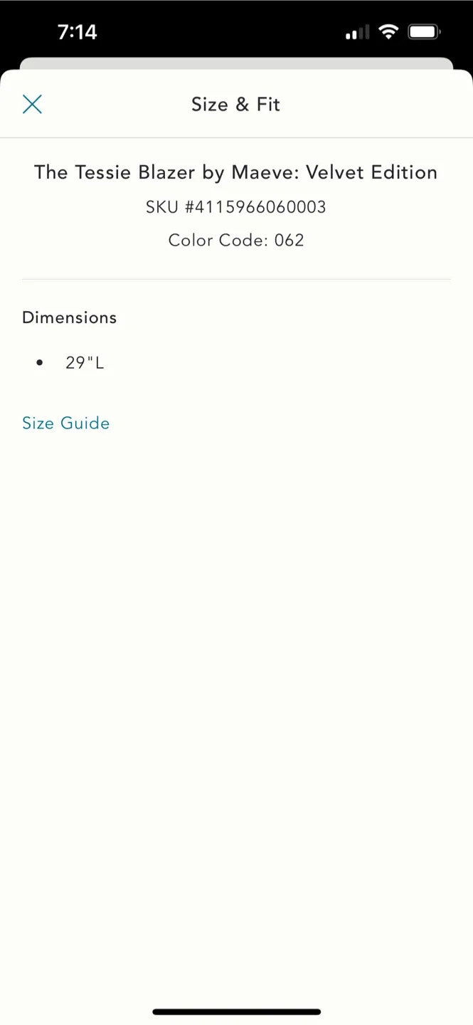 BNWT Anthropologie Maeve Velvet Tessie Blazer M image indicator(6)