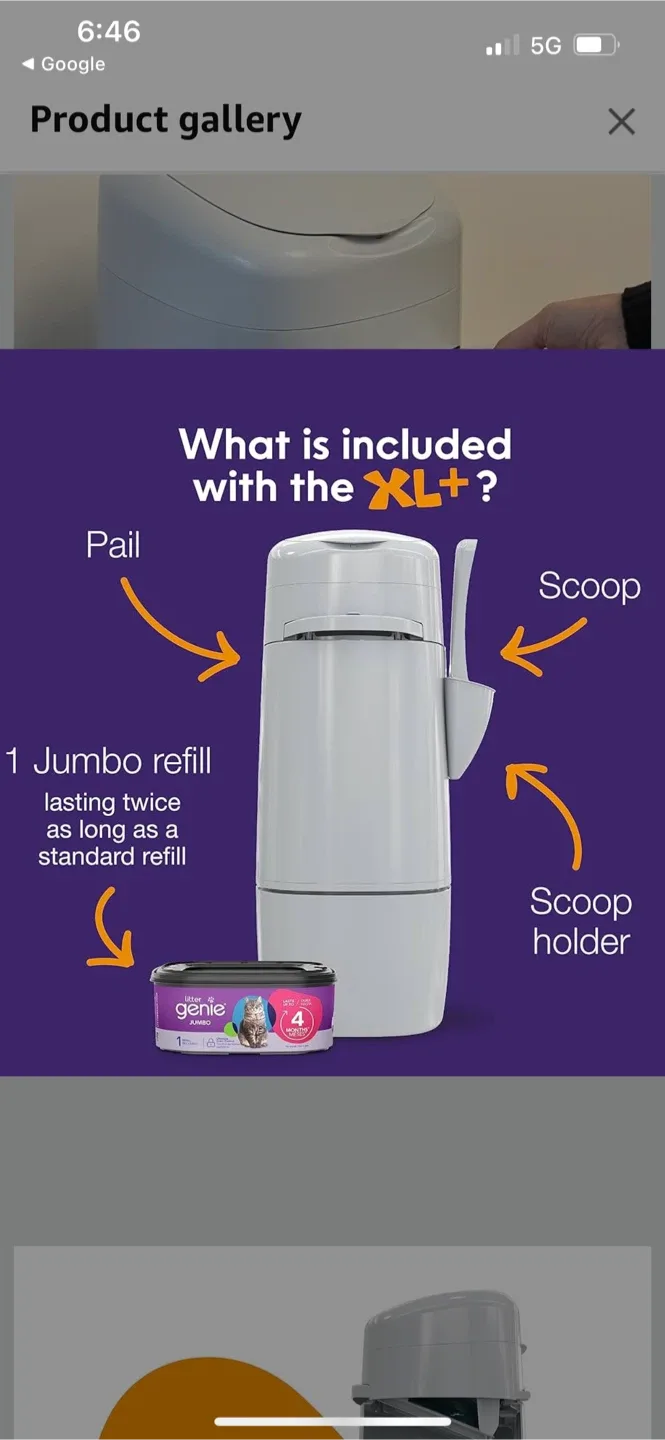 New Litter Genie Cat Litter Disposal Pail image indicator(5)