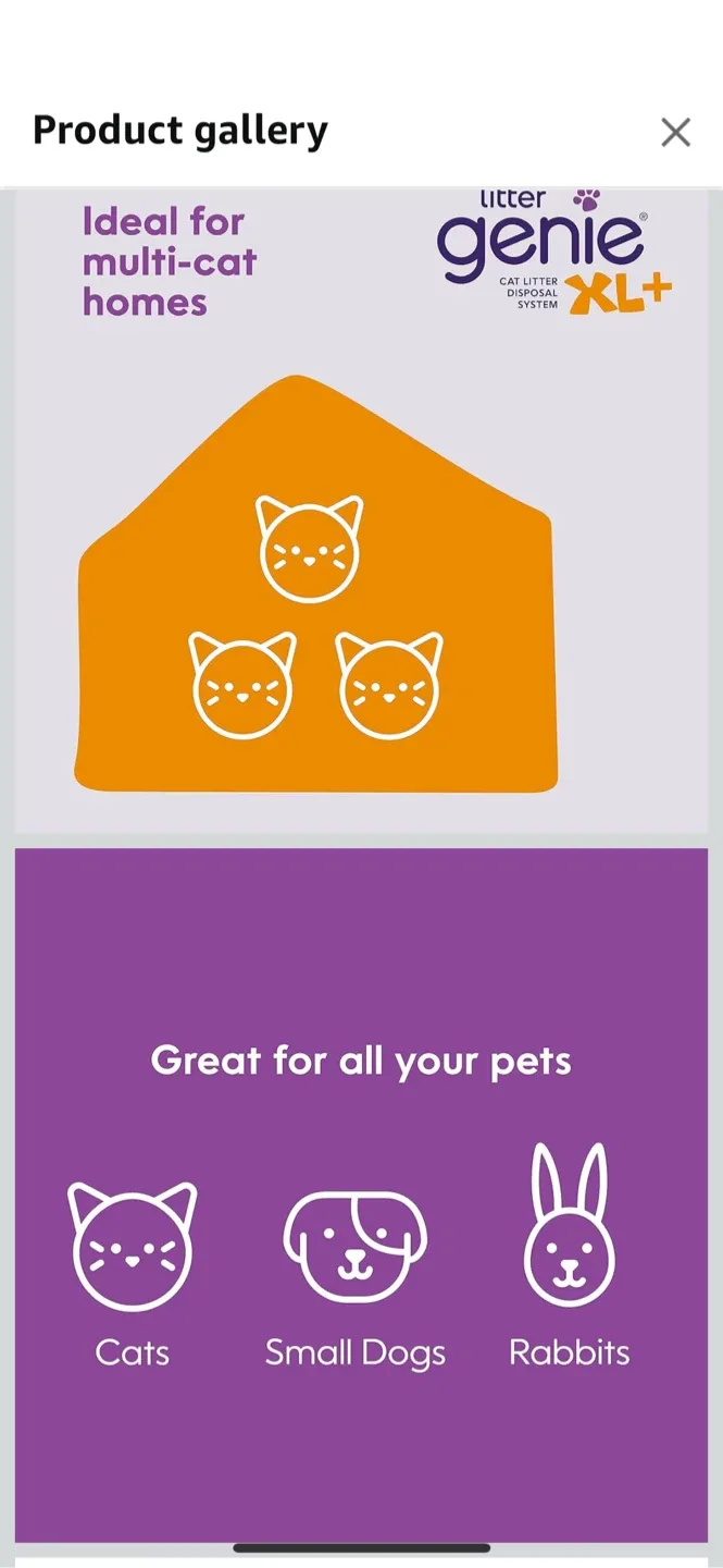 New Litter Genie Cat Litter Disposal Pail image indicator(8)