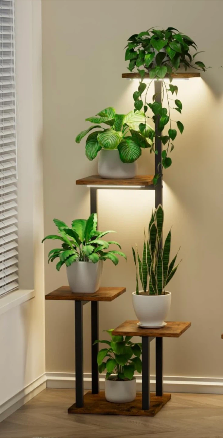 Plant Stand with Grow Light