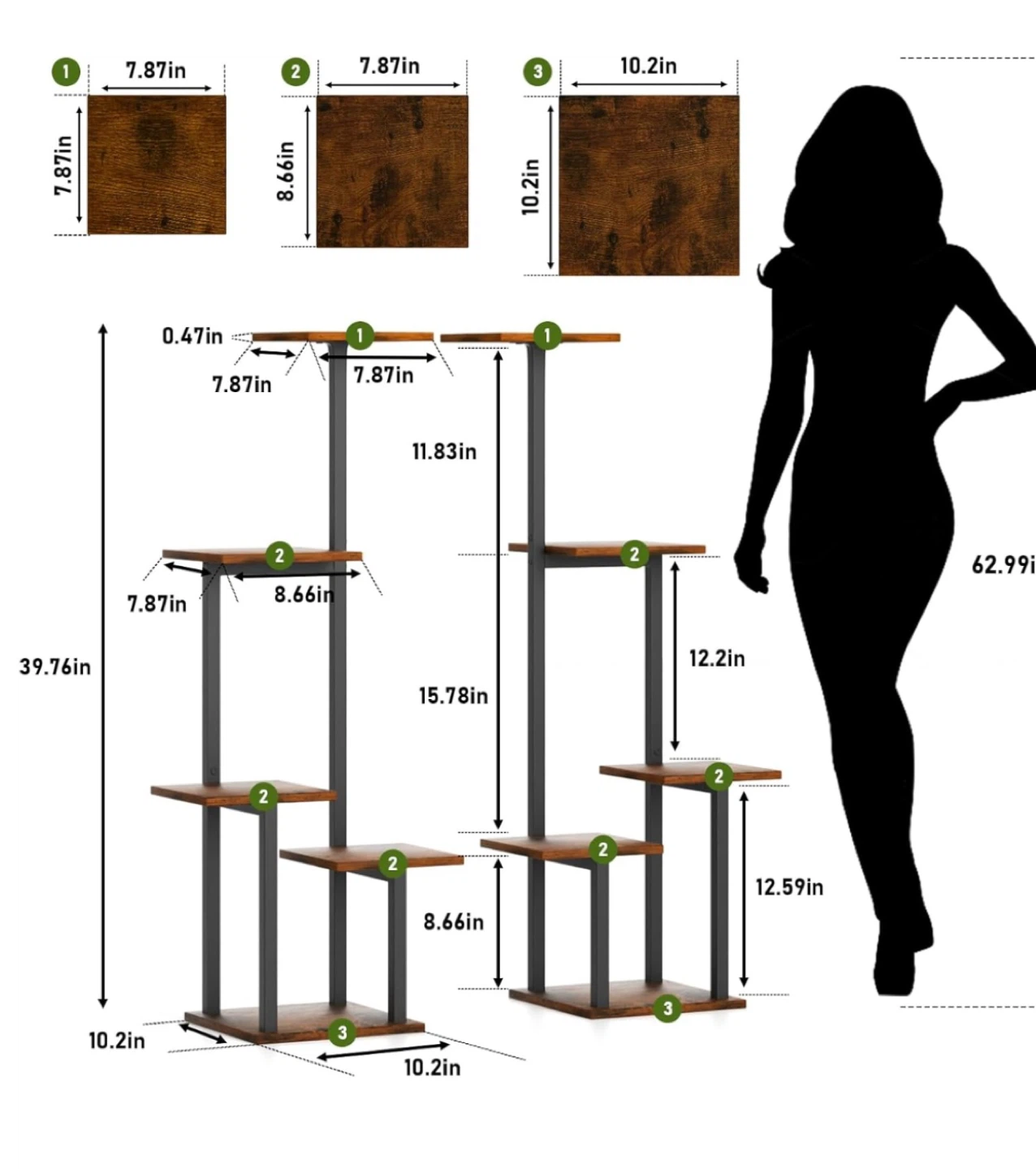 Plant Stand with Grow Light - photo 2