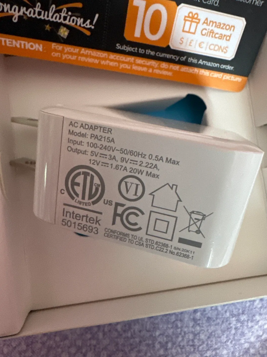 Seneo WaveCharger 215 USB-C PD Charger 20W - New! image indicator(3)