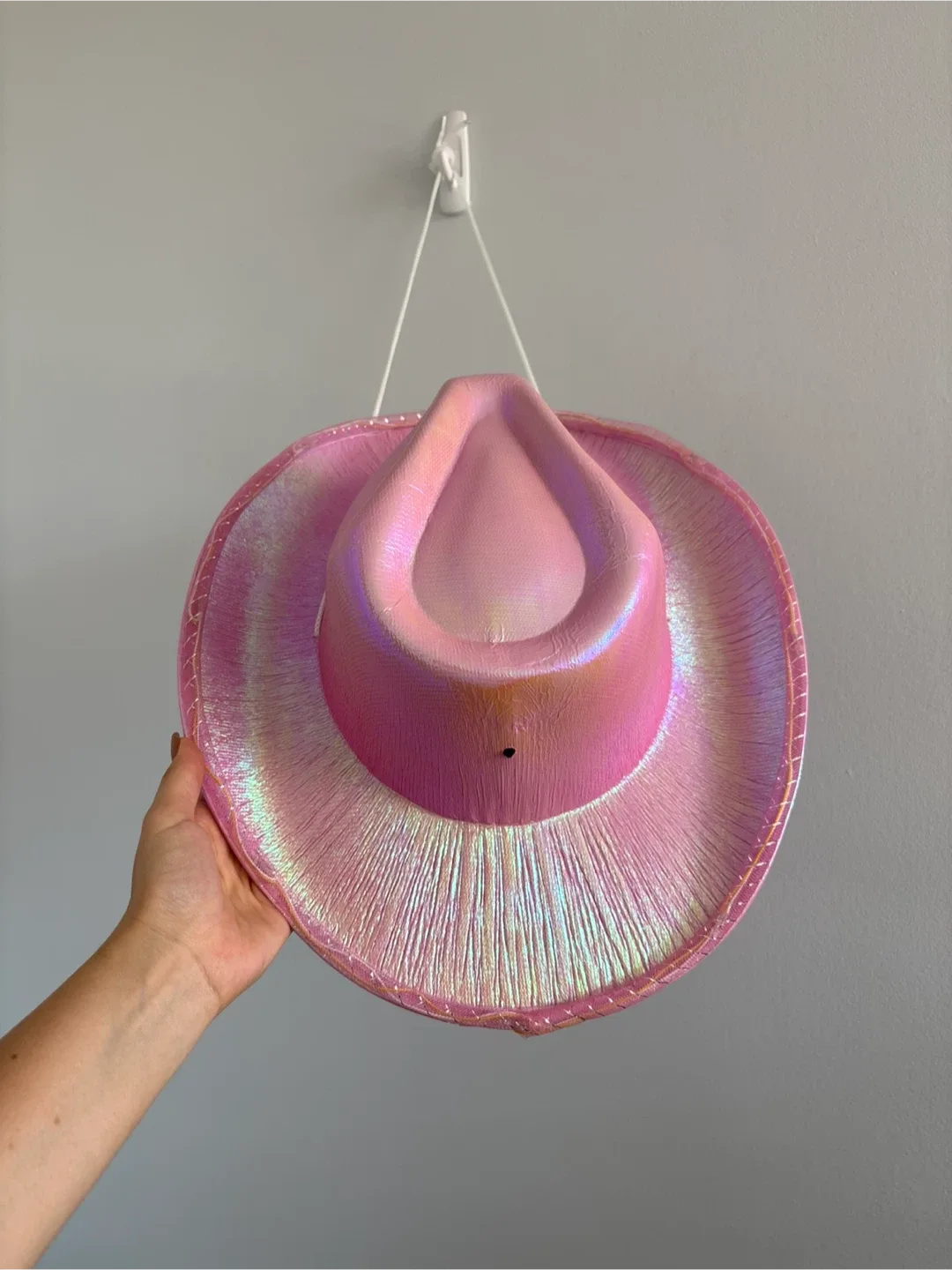 Pink Iridescent LED Cowboy Hat image indicator(2)