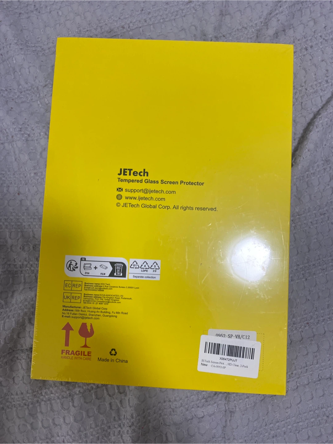 JETech Tempered Glass Screen Protector for iPad Air 11-inch M2 - photo 2