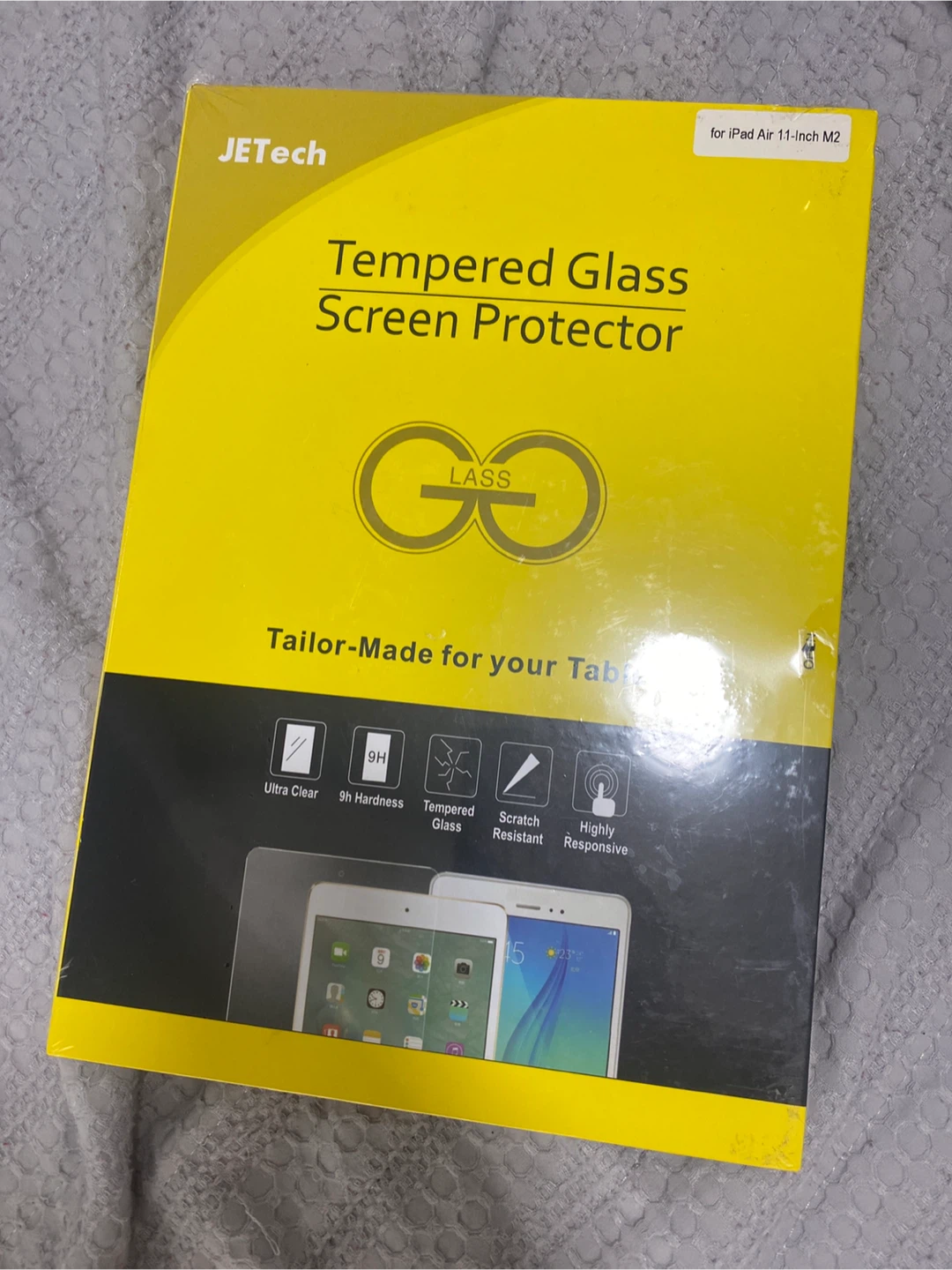 JETech Tempered Glass Screen Protector for iPad Air 11-inch M2