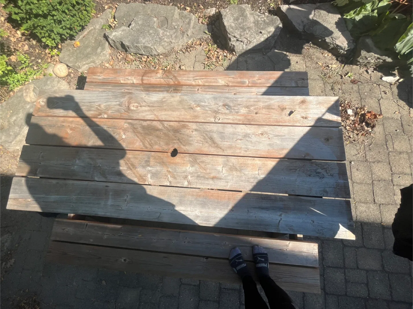 Wooden Picnic Table image indicator(2)